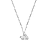 Kara Yoo-Bunny Necklace-Necklaces-Sterling Silver-Blue Ruby Jewellery-Vancouver Canada
