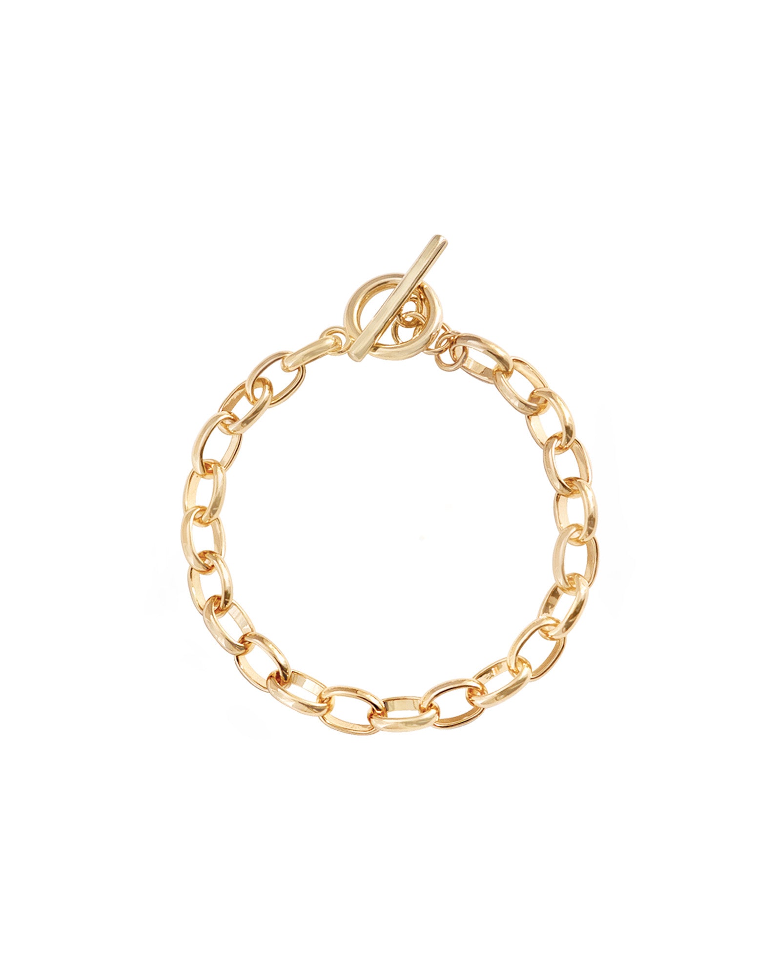 Kara Yoo-Lucy Bracelet-Bracelets-14k Gold Plated-Small-Blue Ruby Jewellery-Vancouver Canada