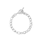 Kara Yoo-Lucy Bracelet-Bracelets-Silver Plated-Small-Blue Ruby Jewellery-Vancouver Canada