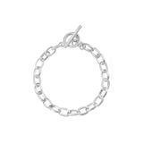 Kara Yoo-Lucy Bracelet-Bracelets-Silver Plated-Small-Blue Ruby Jewellery-Vancouver Canada