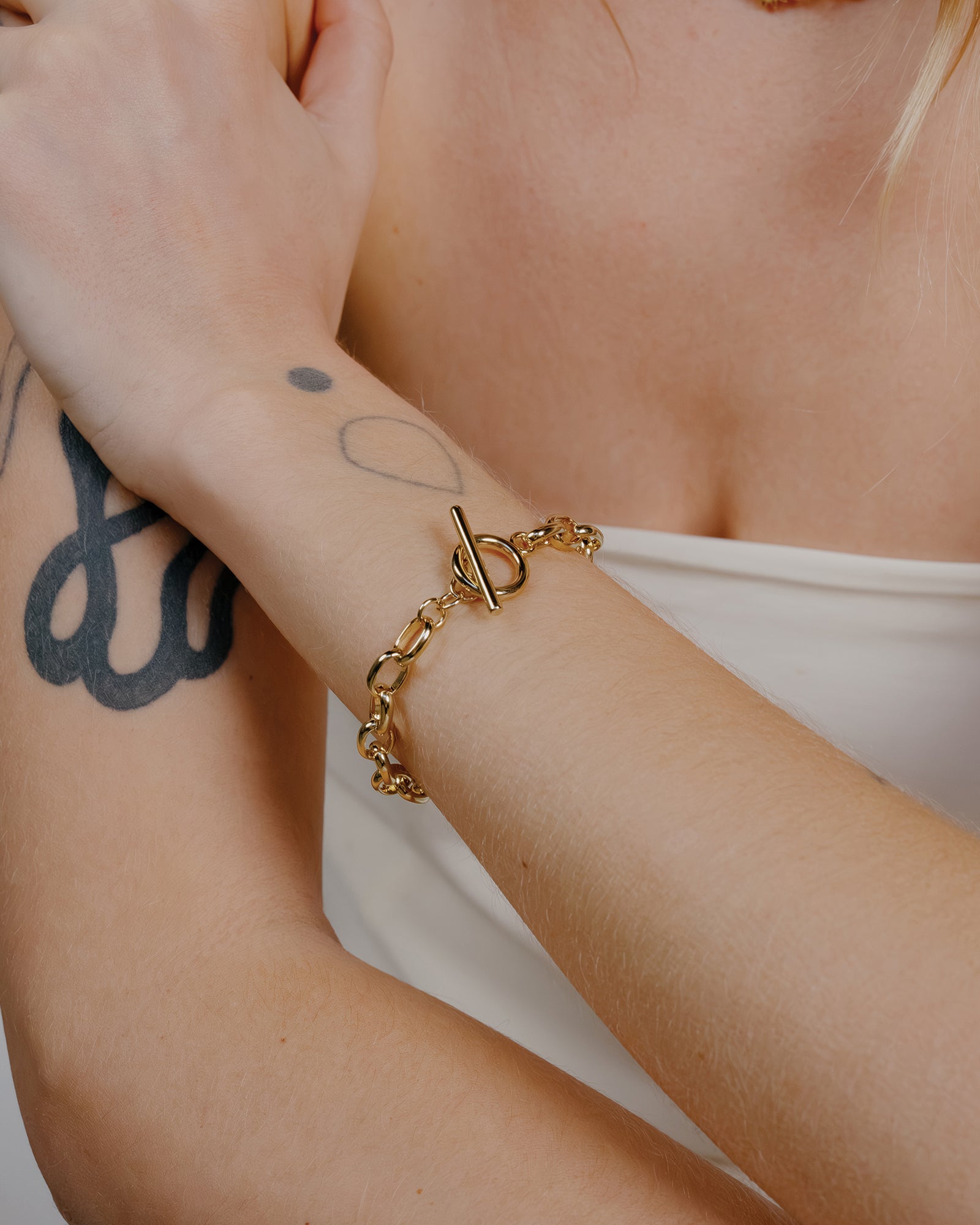 Lucy Bracelet 14k Gold Plated / Medium