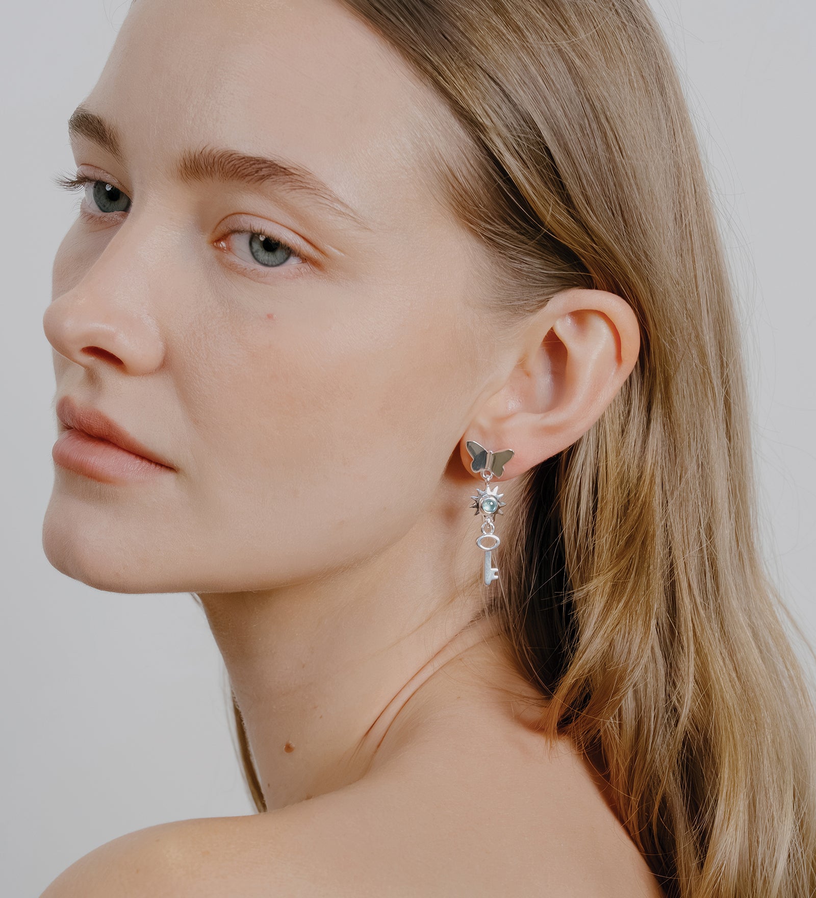 Alice Earrings Silver Plated