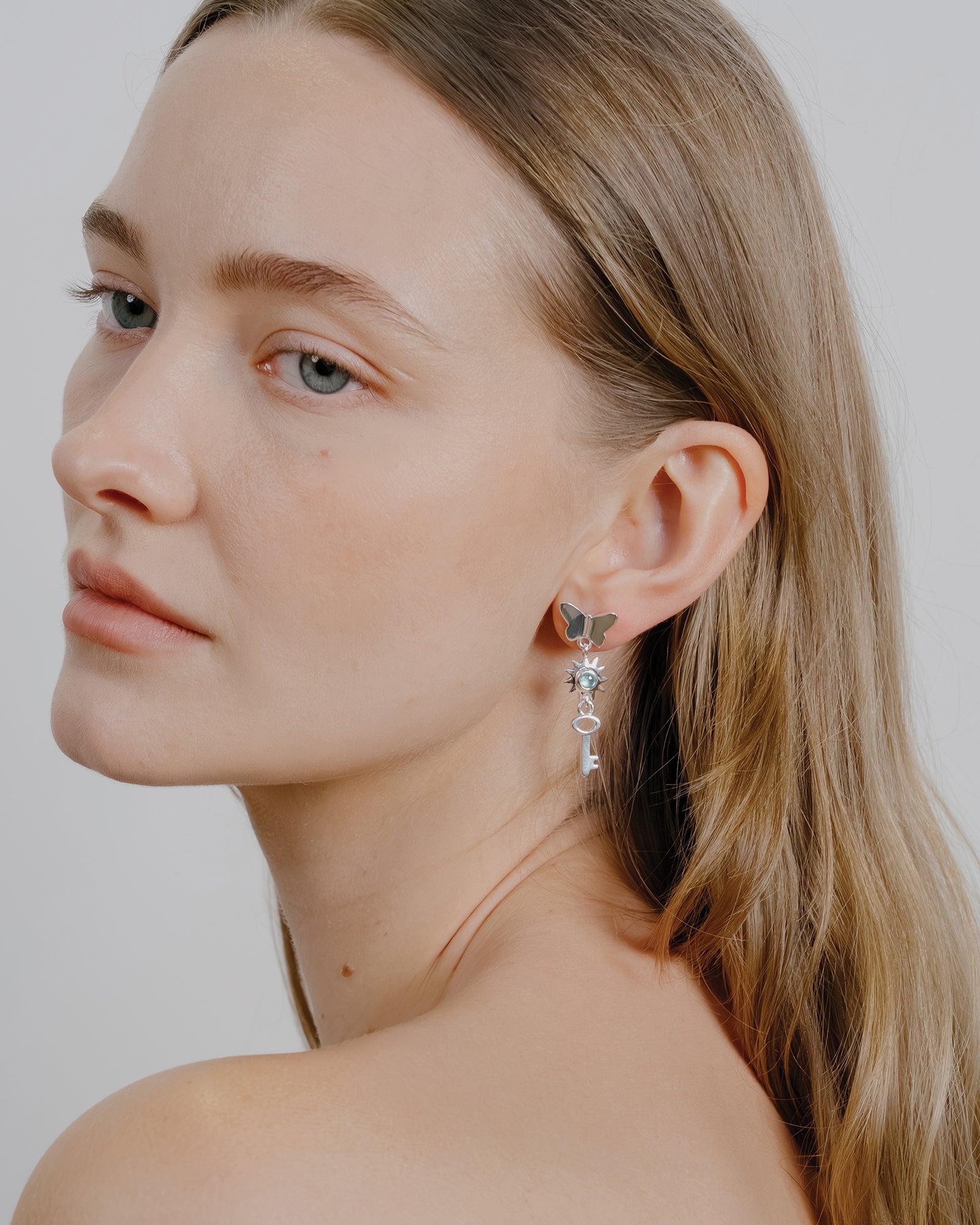 Alice Earrings Silver Plated