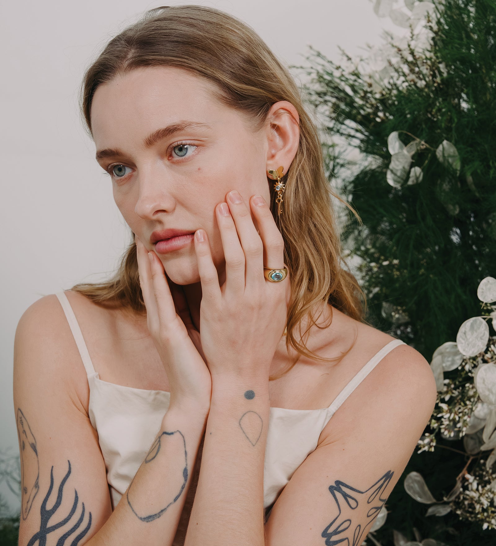 Alice Earrings 14k Gold Plated