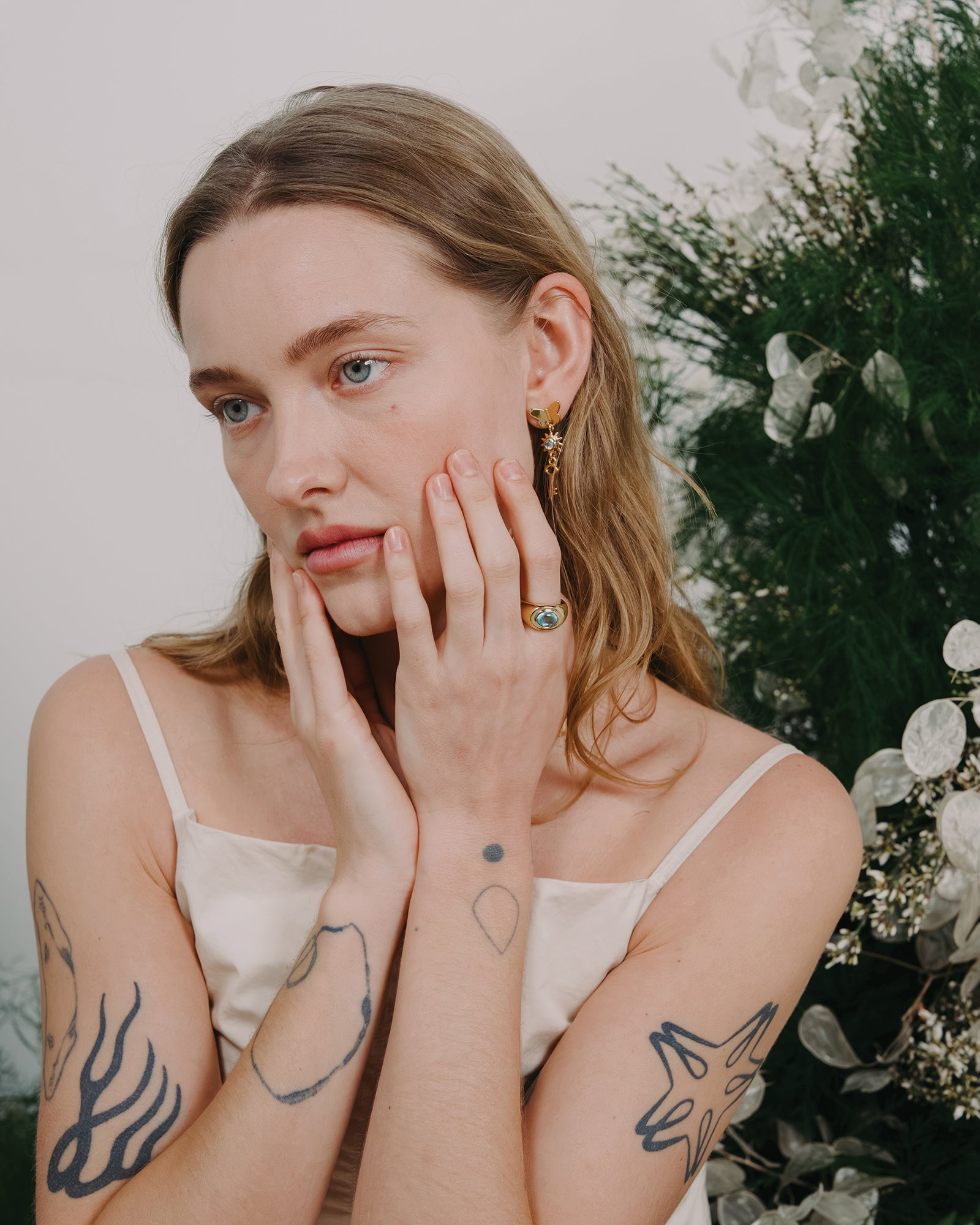 Alice Earrings 14k Gold Plated