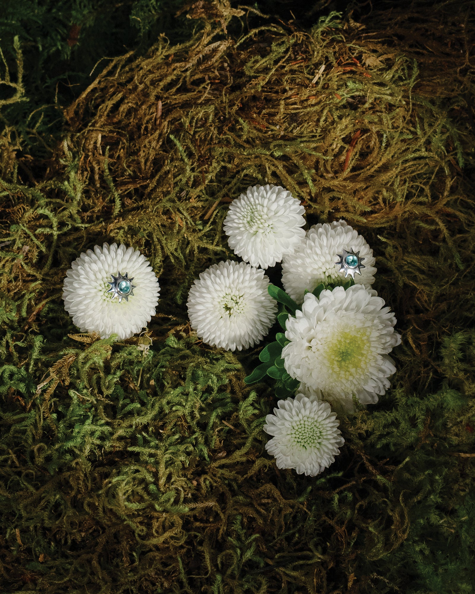 Alba Earrings Sterling Silver, Sky