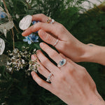 Naia Ring Sterling Silver, Sky / 5