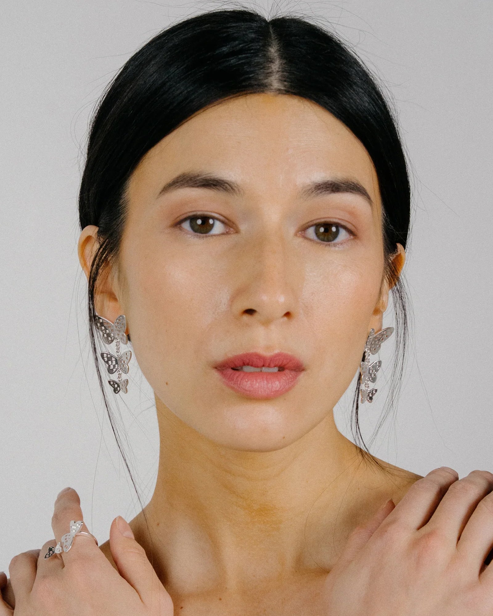 Mirelle Earrings Silver Plated