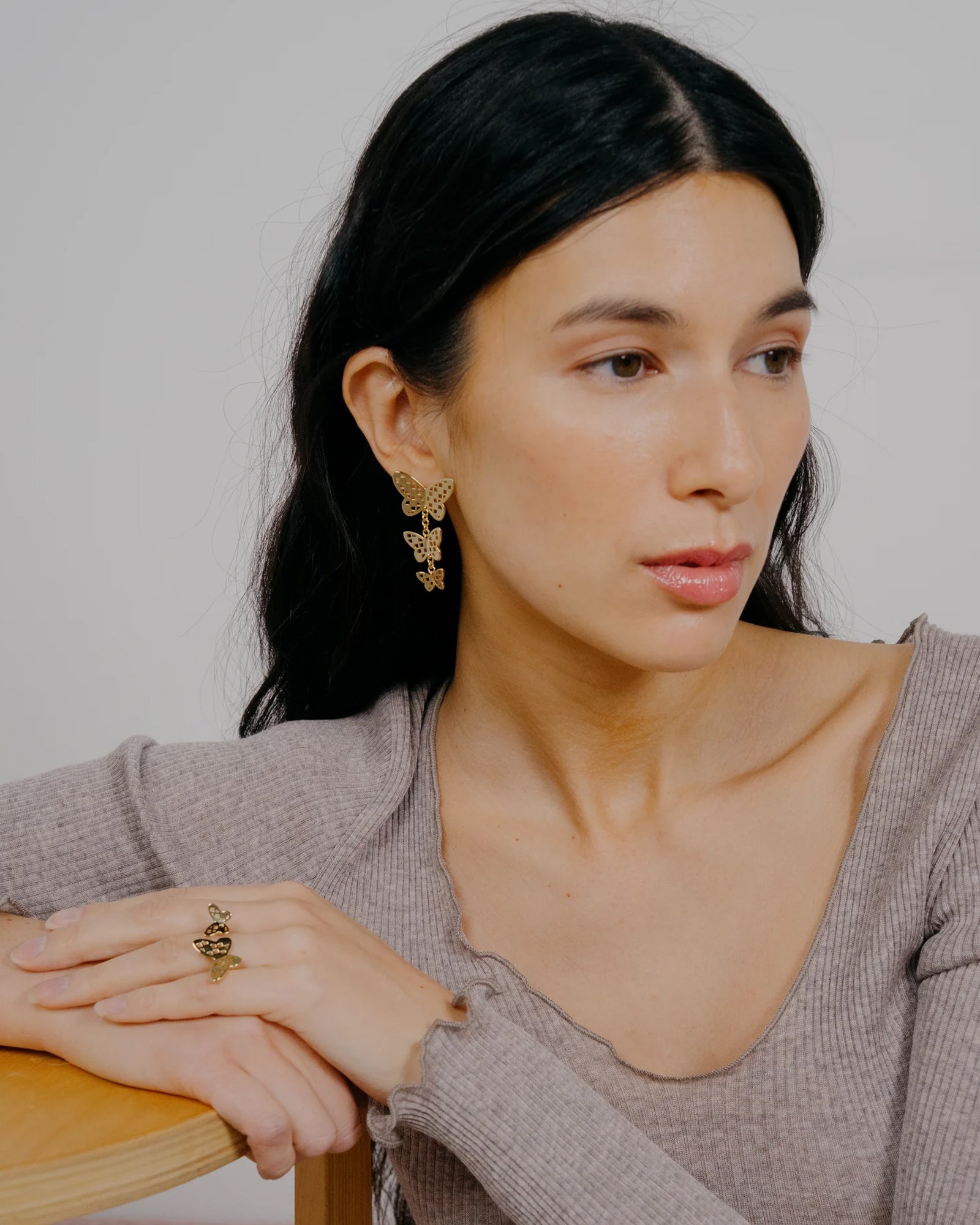 Mirelle Earrings 14k Gold Plated
