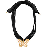 Mirelle Necklace 14k Gold Plated, Silk