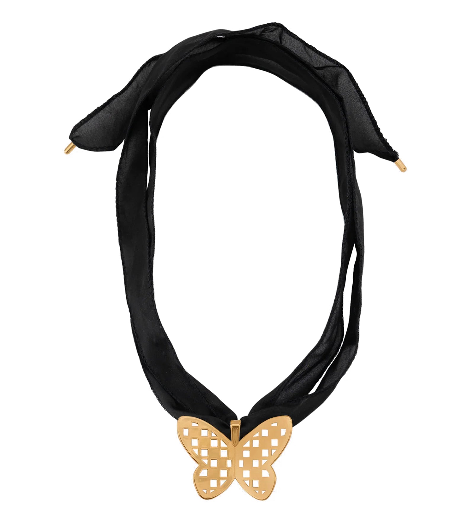 Mirelle Necklace 14k Gold Plated, Silk