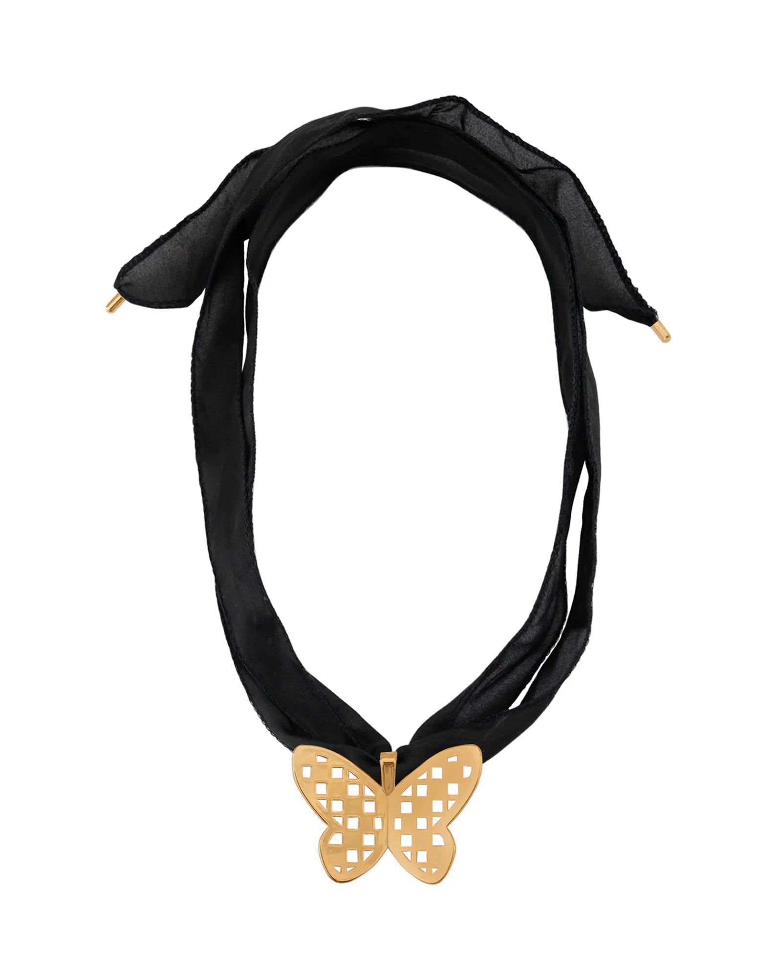 Mirelle Necklace 14k Gold Plated, Silk