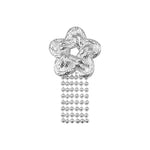Kara Yoo-Sera Brooch-Accessories-Silver Plated-Blue Ruby Jewellery-Vancouver Canada