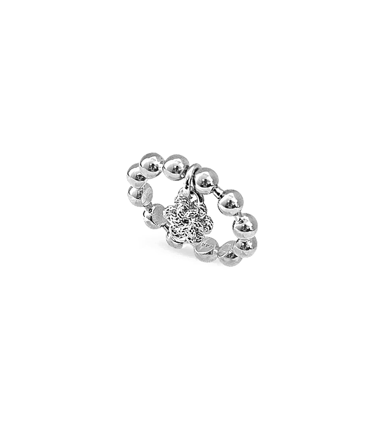 Kara Yoo-Sera Charm Ring-Rings-Sterling Silver-5-Blue Ruby Jewellery-Vancouver Canada