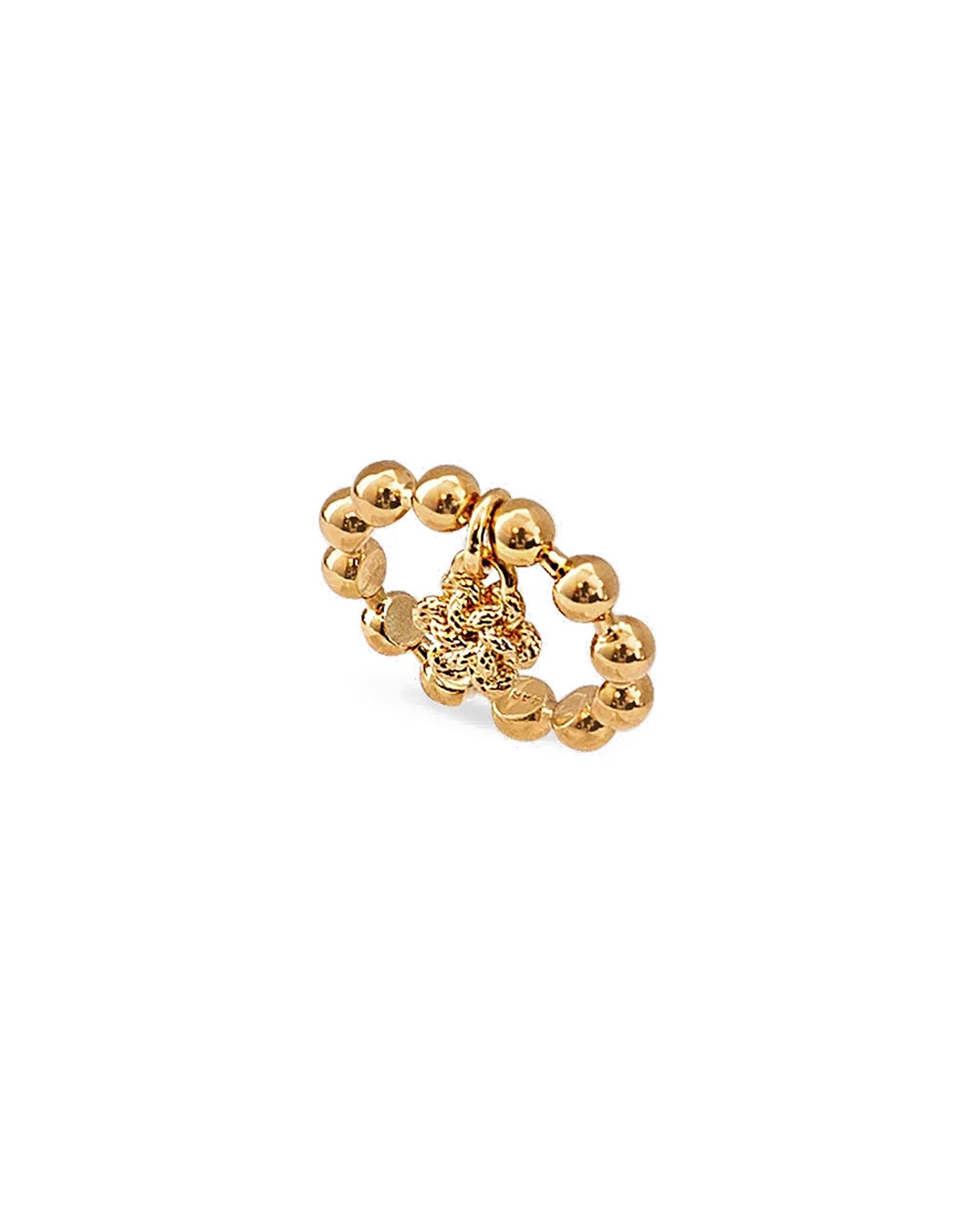 Kara Yoo-Sera Charm Ring-Rings-14k Gold Plated-5-Blue Ruby Jewellery-Vancouver Canada