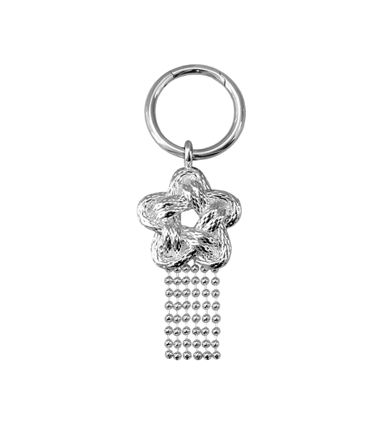 Kara Yoo-Sera Bag Charm-Accessories-Silver Plated, Stainless Steel-Blue Ruby Jewellery-Vancouver Canada
