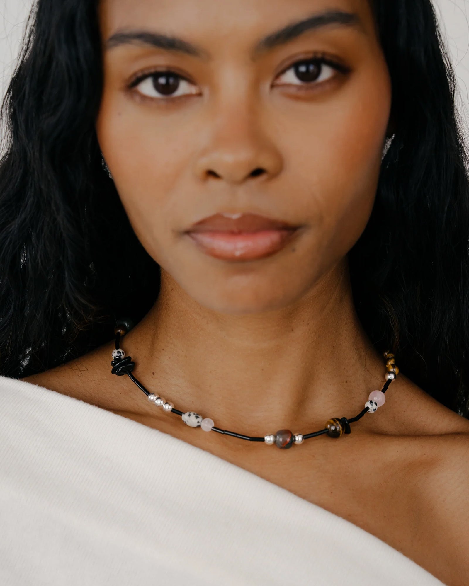 Kara Yoo-Nadia Necklace | Short-Necklaces-Blue Ruby Jewellery-Vancouver Canada