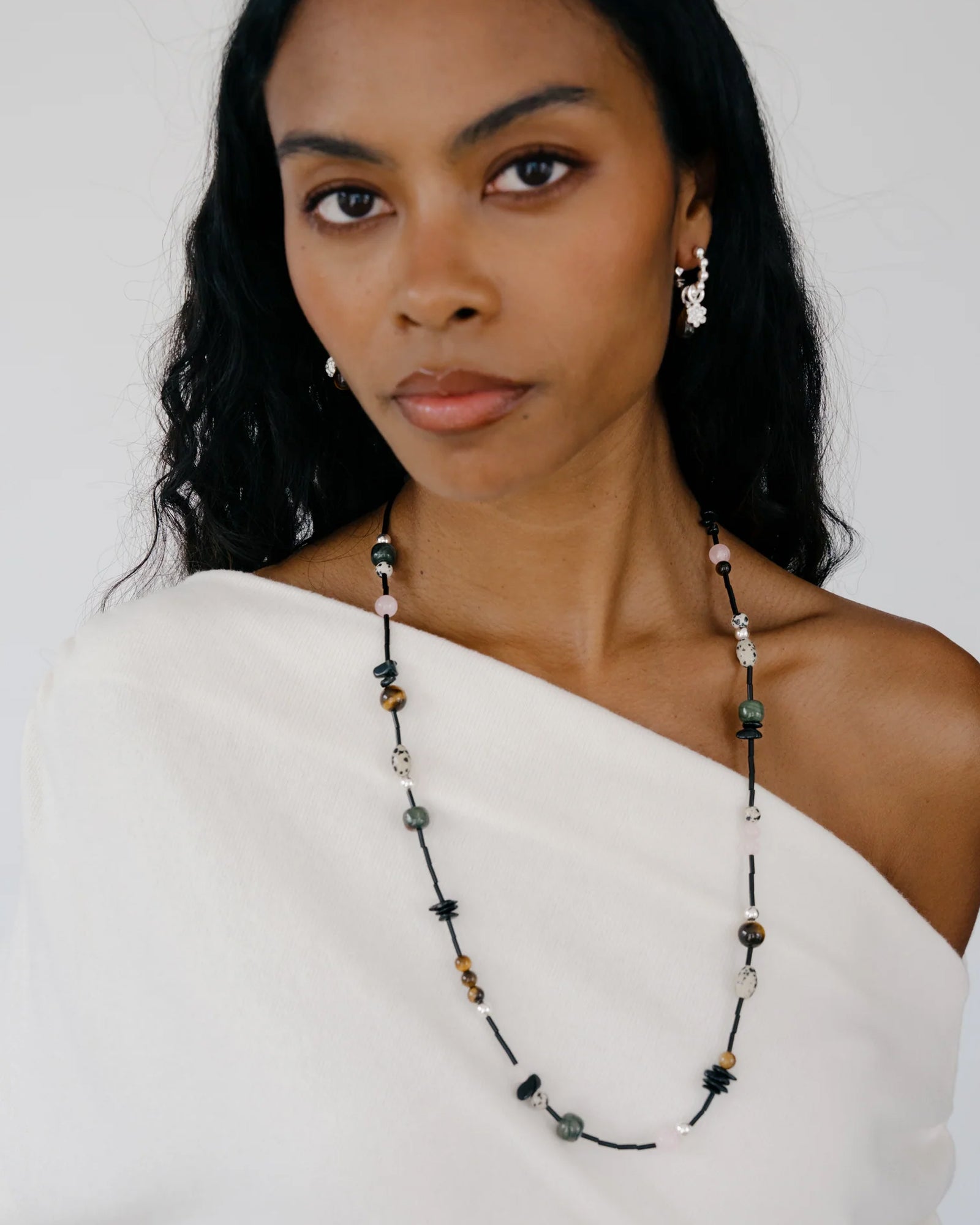 Kara Yoo-Nadia Necklace | Long-Necklaces-Blue Ruby Jewellery-Vancouver Canada