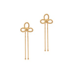 Kara Yoo-Joi Earrings-Earrings-14k Gold Plated-Blue Ruby Jewellery-Vancouver Canada