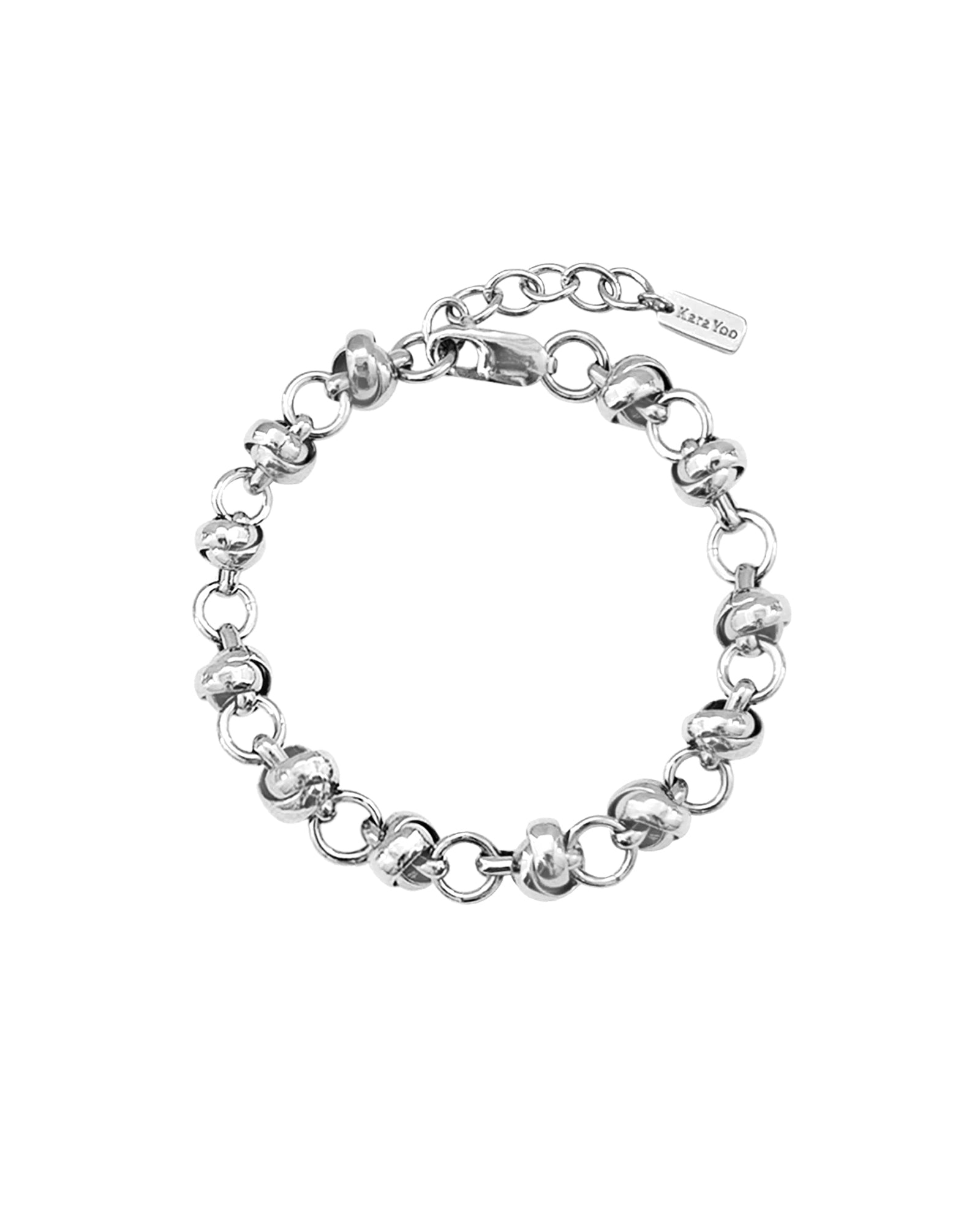 Kara Yoo-Lina Bracelet-Bracelets-Silver Plated-Blue Ruby Jewellery-Vancouver Canada