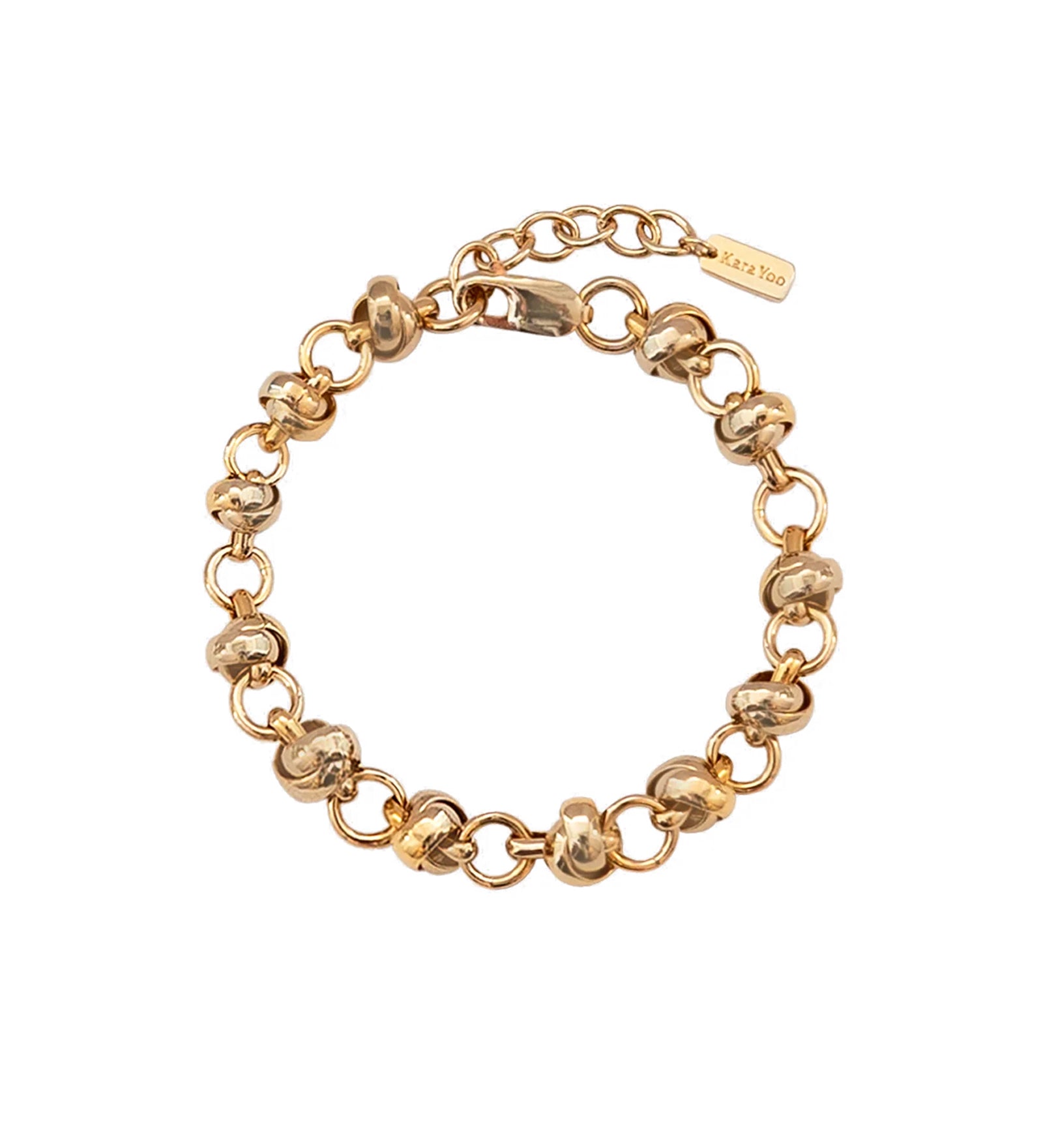Kara Yoo-Lina Bracelet-Bracelets-14k Gold Plated-Blue Ruby Jewellery-Vancouver Canada