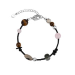 Kara Yoo-Nadia Bracelet-Bracelets-Sterling Silver, Gemstones-Blue Ruby Jewellery-Vancouver Canada
