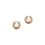 Kara Yoo-Nara Hoops-Earrings-14k Gold Plated-Blue Ruby Jewellery-Vancouver Canada