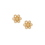 Kara Yoo-Mae Earrings-Earrings-14k Gold Plated-Blue Ruby Jewellery-Vancouver Canada
