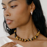 Kara Yoo-Jisu Necklace | Tigers Eye-Necklaces-Blue Ruby Jewellery-Vancouver Canada