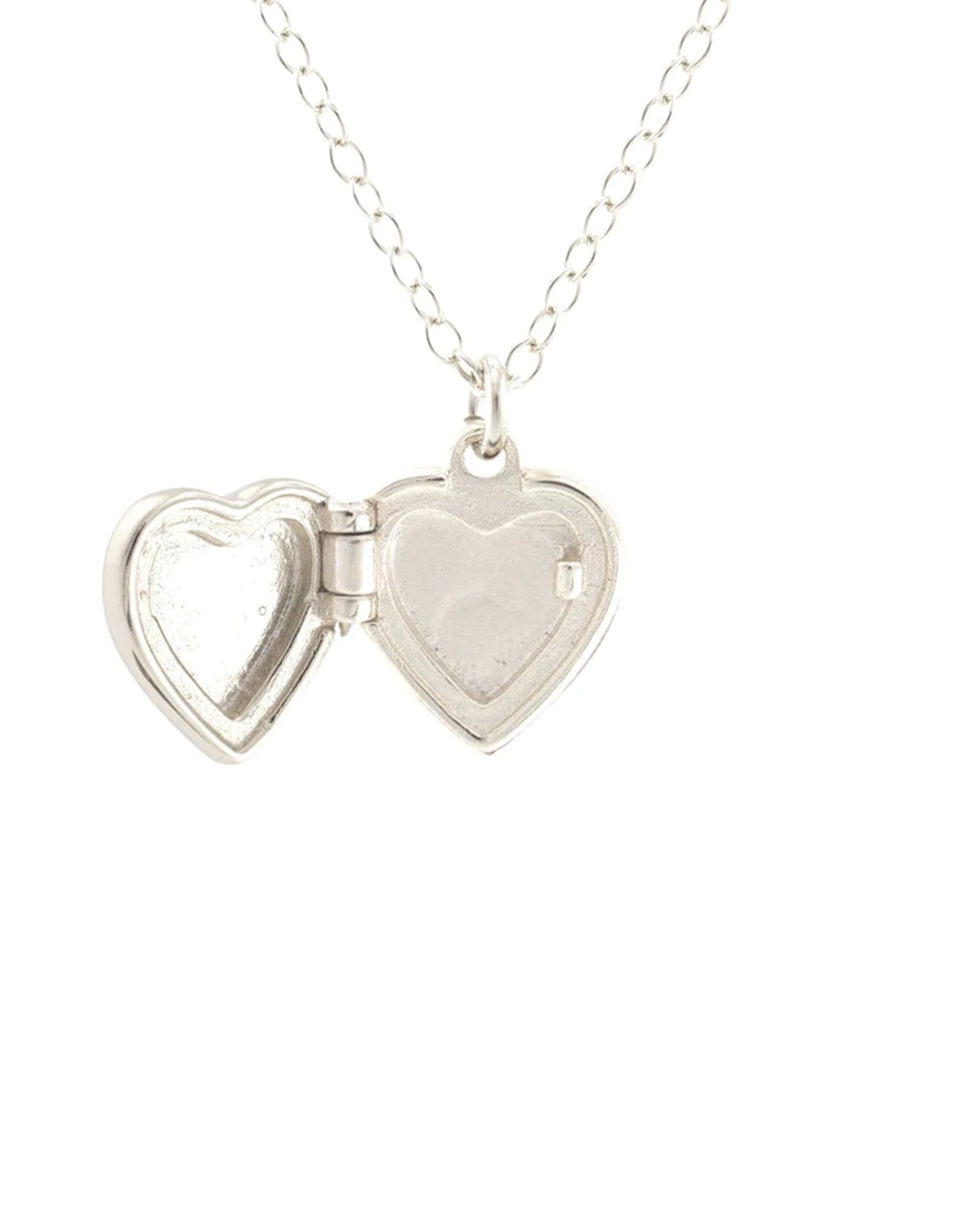 Kris Nations-Heart Locket-Necklaces-Sterling Silver-Blue Ruby Jewellery-Vancouver Canada