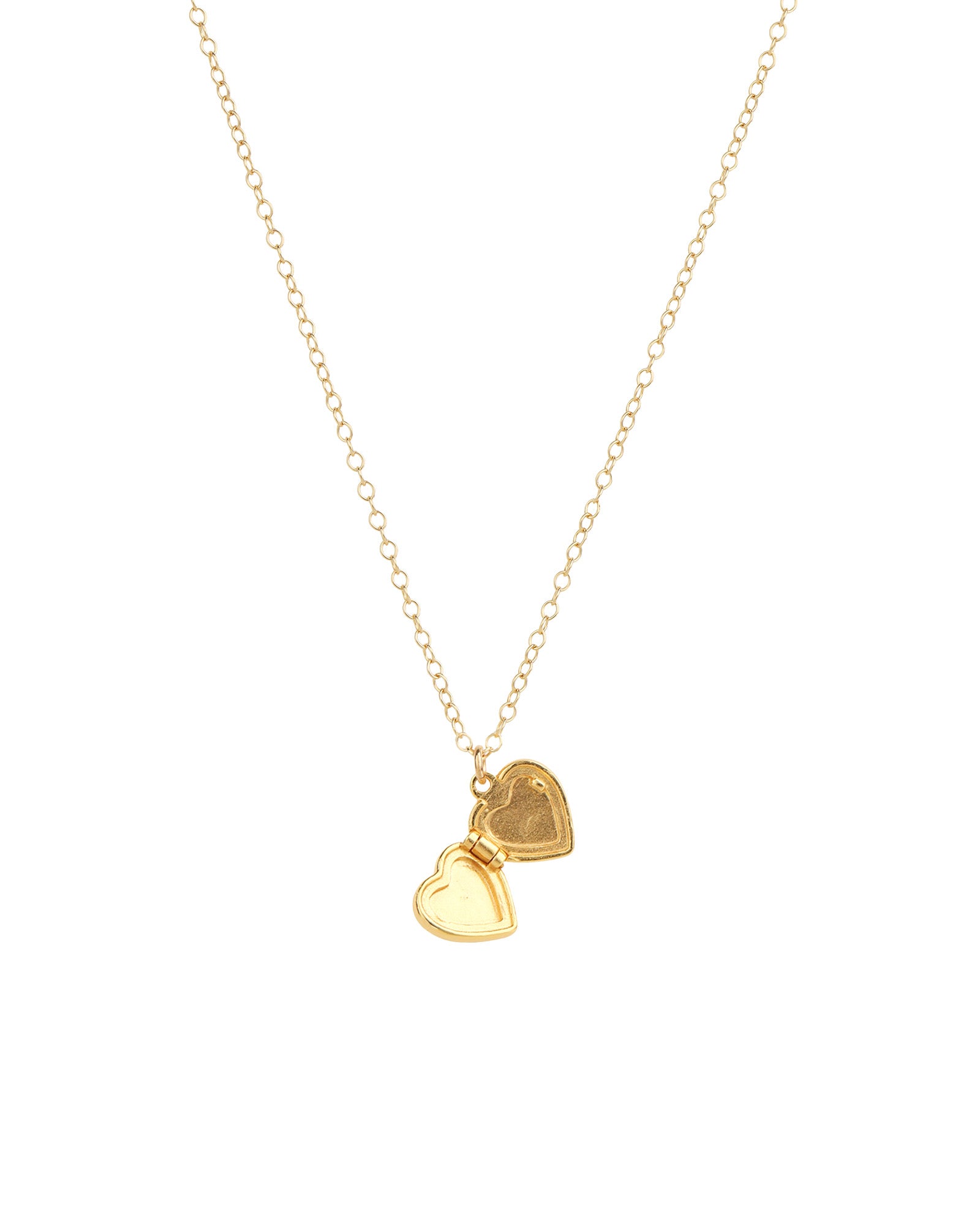 Kris Nations-Enamel Heart Locket-Necklaces-Blue Ruby Jewellery-Vancouver Canada