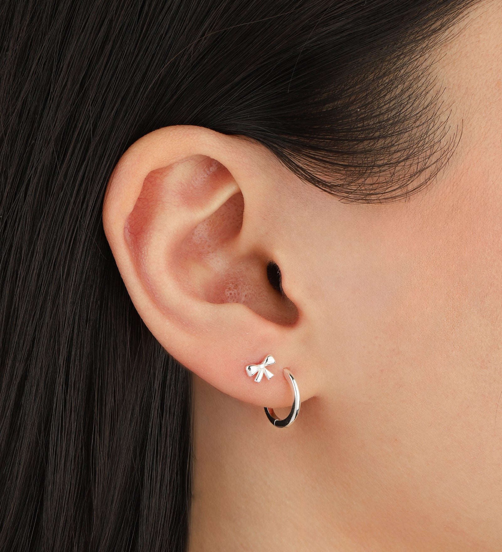 Kris Nations-Bow Studs-Earrings-Blue Ruby Jewellery-Vancouver Canada