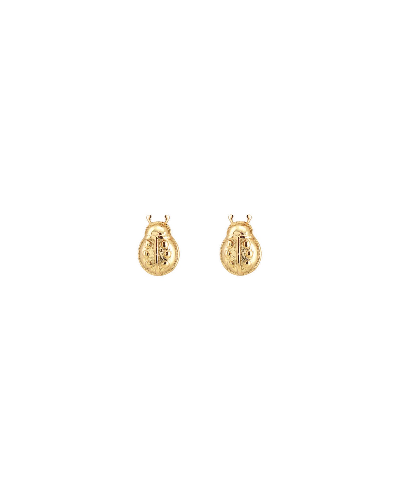 Ladybug Studs 18k Gold Vermeil