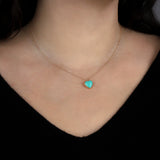 Kris Nations-Enamel Heart Locket-Necklaces-Blue Ruby Jewellery-Vancouver Canada