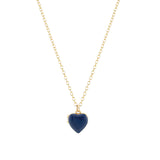 Kris Nations-Enamel Heart Locket-Necklaces-18k Gold Vermeil, Cobalt Enamel-Blue Ruby Jewellery-Vancouver Canada