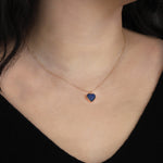 Kris Nations-Enamel Heart Locket-Necklaces-Blue Ruby Jewellery-Vancouver Canada