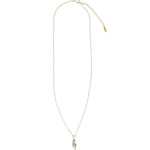 Kris Nations-Abalone Lightning Bolt Charm Necklace-Necklaces-Blue Ruby Jewellery-Vancouver Canada