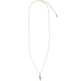 Kris Nations-Abalone Lightning Bolt Charm Necklace-Necklaces-Blue Ruby Jewellery-Vancouver Canada