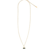 Kris Nations-Abalone Heart Charm Necklace-Necklaces-Blue Ruby Jewellery-Vancouver Canada