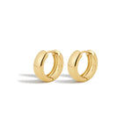 Luv AJ-Monaco Huggies-Earrings-Blue Ruby Jewellery-Vancouver Canada