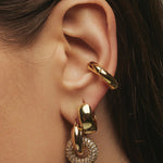 Luv AJ-Monaco Huggies-Earrings-Blue Ruby Jewellery-Vancouver Canada
