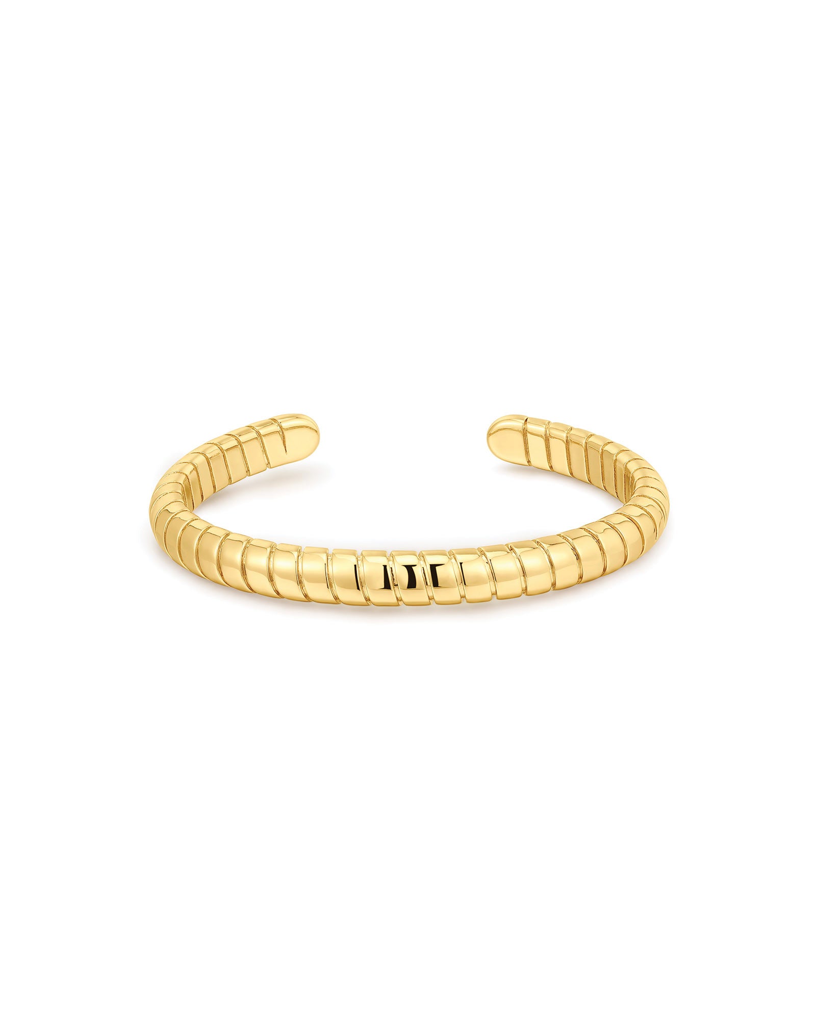 Snake Chain Cuff 14k Gold Plated