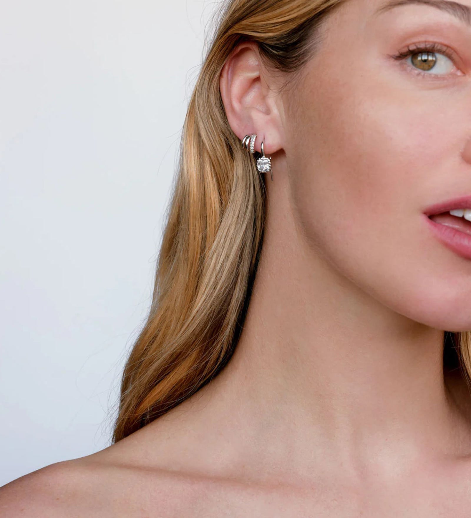 Luv AJ-Multi Piercing Huggies-Earrings-Blue Ruby Jewellery-Vancouver Canada