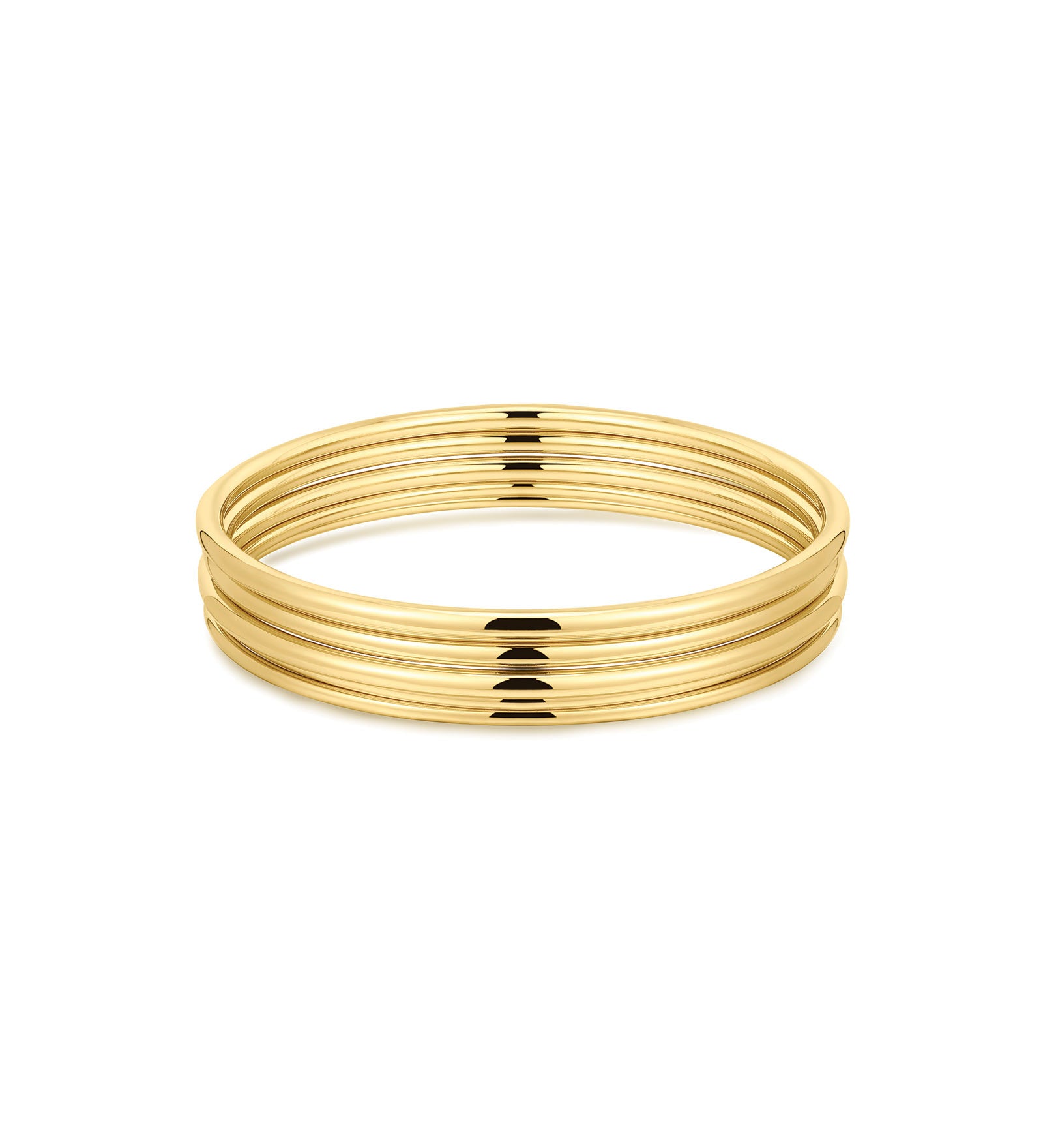 Sophia Bangle Set 14k Gold Plated