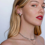 Luv AJ-Charlotte Link Chain Necklace-Necklaces-Blue Ruby Jewellery-Vancouver Canada