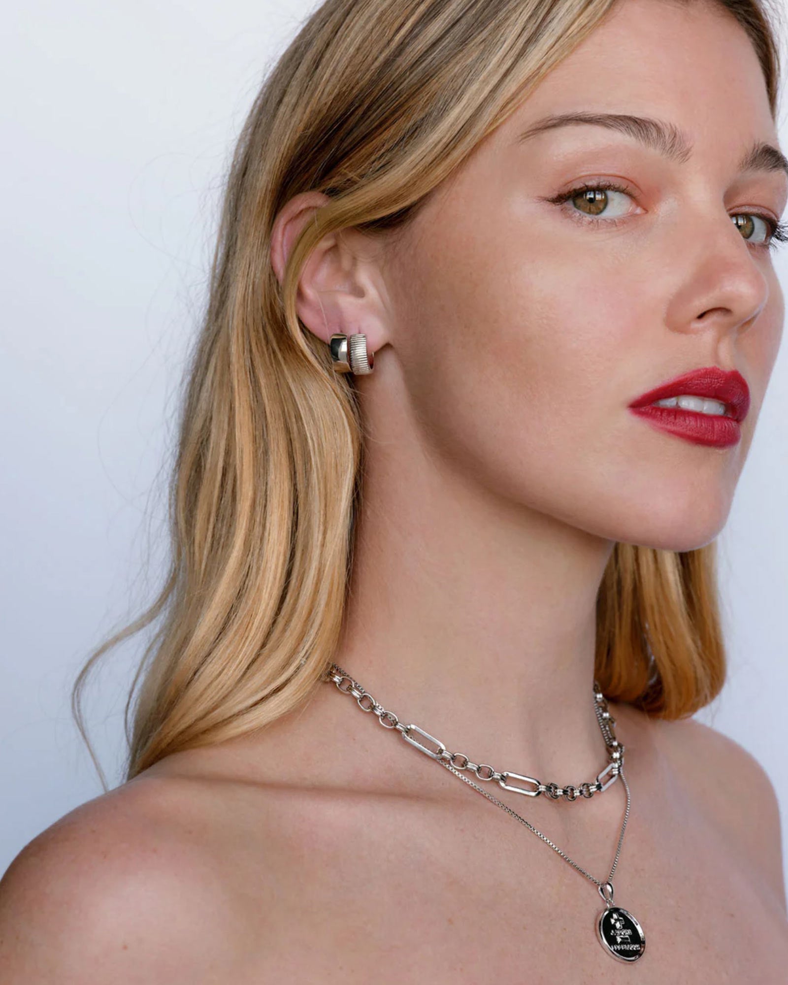 Luv AJ-Charlotte Link Chain Necklace-Necklaces-Blue Ruby Jewellery-Vancouver Canada