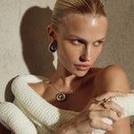 Chrome Orb Pendant Necklace Rhodium Plated, 14k Gold Plated