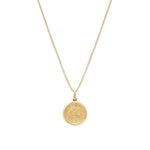Leah Alexandra-Mayan Necklace-Necklaces-14k Gold Vermeil, 14k Gold Filled-Blue Ruby Jewellery-Vancouver Canada