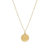 Leah Alexandra-Mayan Necklace-Necklaces-14k Gold Vermeil, 14k Gold Filled-Blue Ruby Jewellery-Vancouver Canada