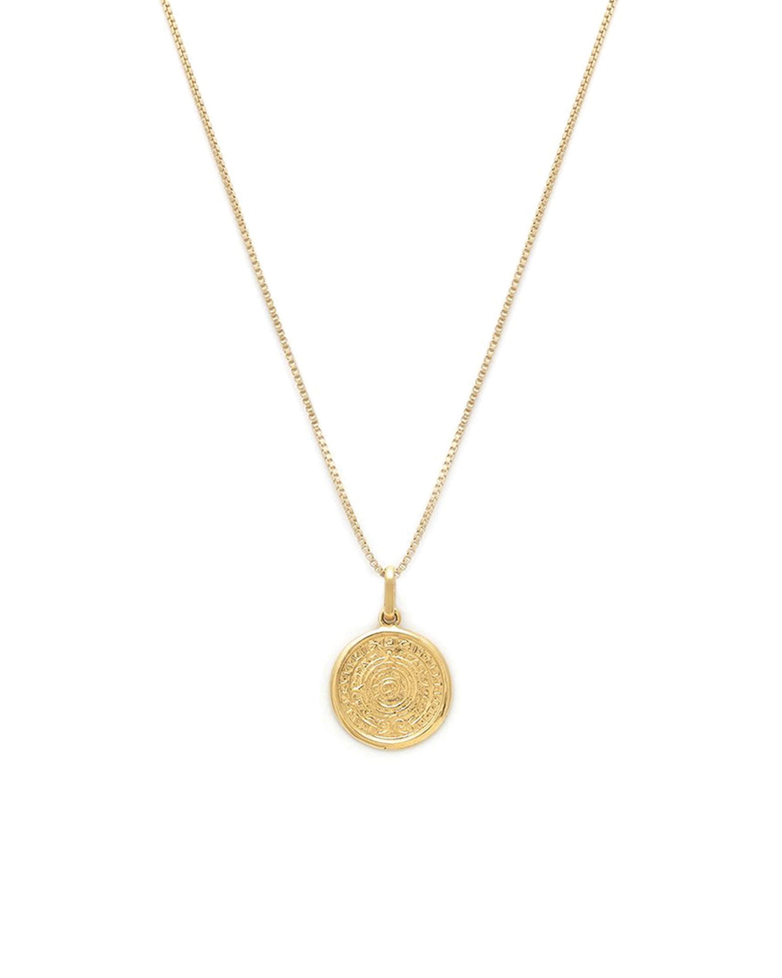 Leah Alexandra-Mayan Necklace-Necklaces-14k Gold Vermeil, 14k Gold Filled-Blue Ruby Jewellery-Vancouver Canada